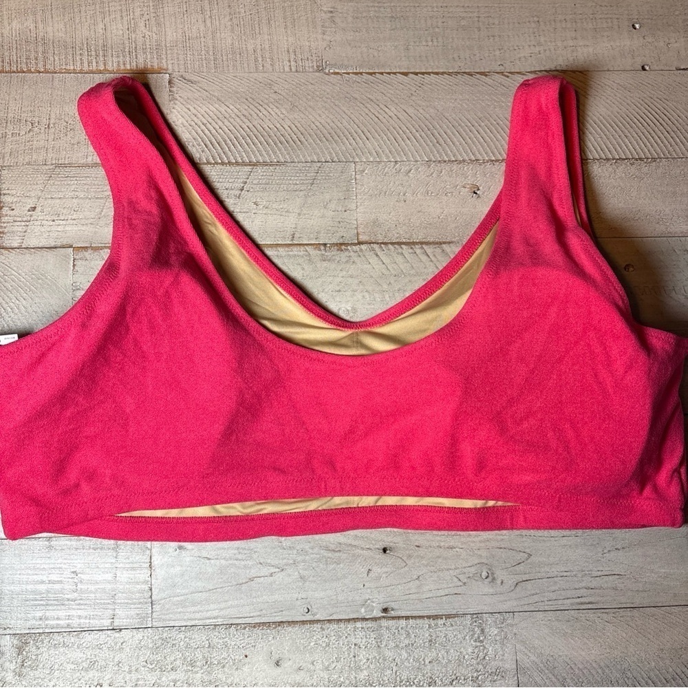 Women’s 4x Bikini Classic Terry Texture In Pink From Old Navy NWT! - Picture 5 of 16